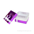 Luxury OEM Gloss Purple Bracelet Paper Gift Box